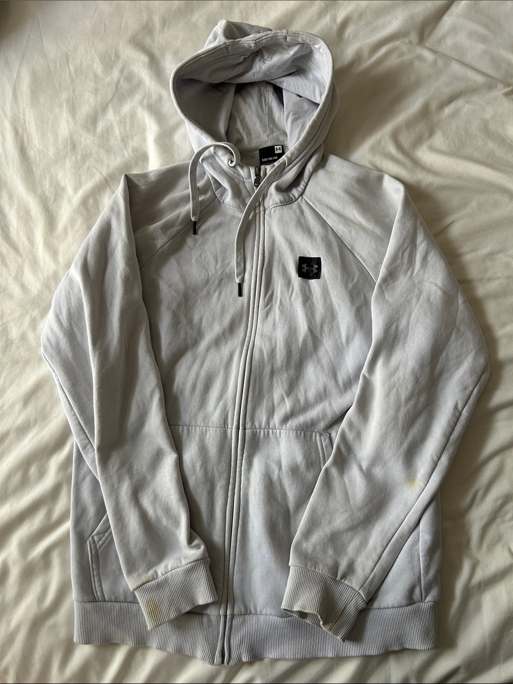 Under Armour Light Gray Full-Zip Women's Hoodie